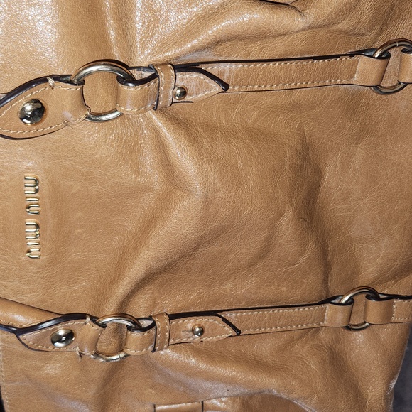 MIUMIU Vitello Lux Ribbon 2 Way Bag - Picture 3 of 12